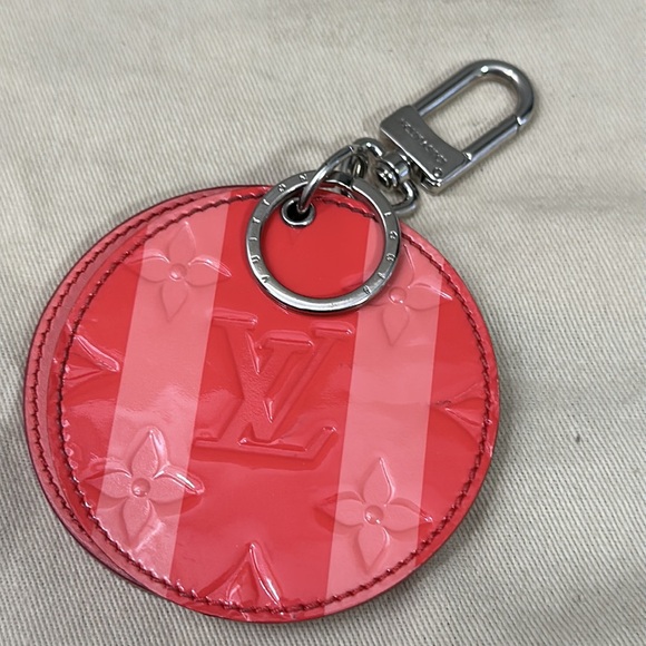 Louis Vuitton Monogram Vernis Rayures Mirror Bag Charm key chain - Picture 11 of 11